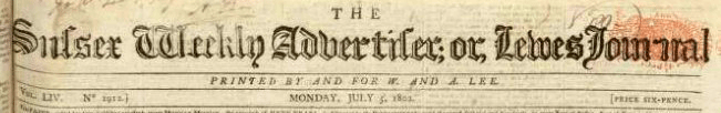 Sussex Weekly Advertiser